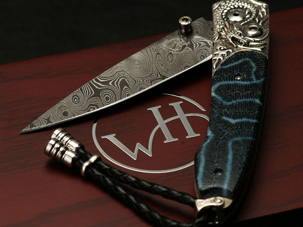 william henry威廉亨利 手工制作钥匙链 龙与剑