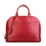Louis Vuitton(路易威登) 胭脂红色水木纹小号ALMA手提包