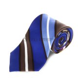 HERMES(爱马仕) 蓝咖条纹领带