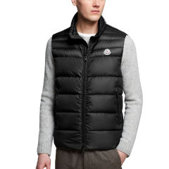 MONCLER/蒙克莱 男士Dupres羽绒背心1040132 黑色 S