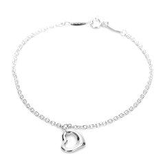 Tiffany & Co.(蒂芙尼) S925银Elsa Peretti® Open Heart系列手链