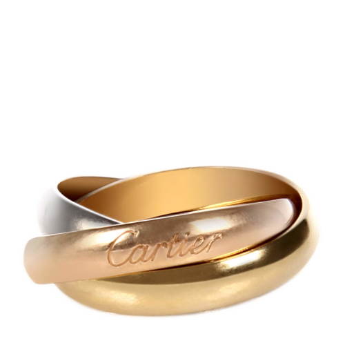 CARTIER(卡地亚)三色金戒指50#【正品价格图片】寺