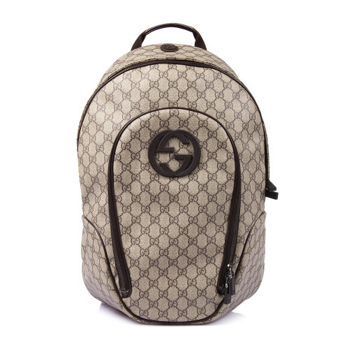 gucci(古驰) 乌木色pvc双肩背包【正品 价格 图片】图片