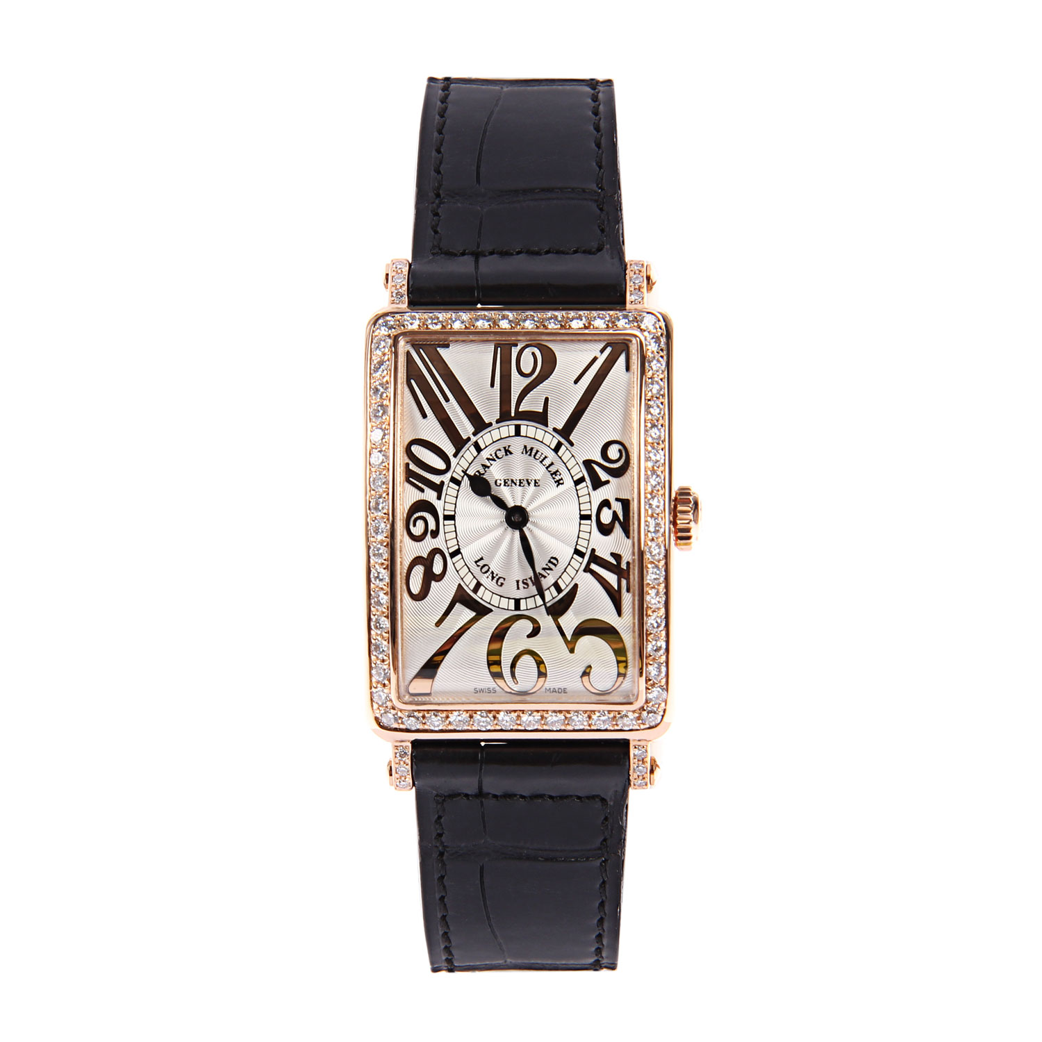 franck muller(法兰克穆勒) 玫瑰金圈钻女士石英腕表