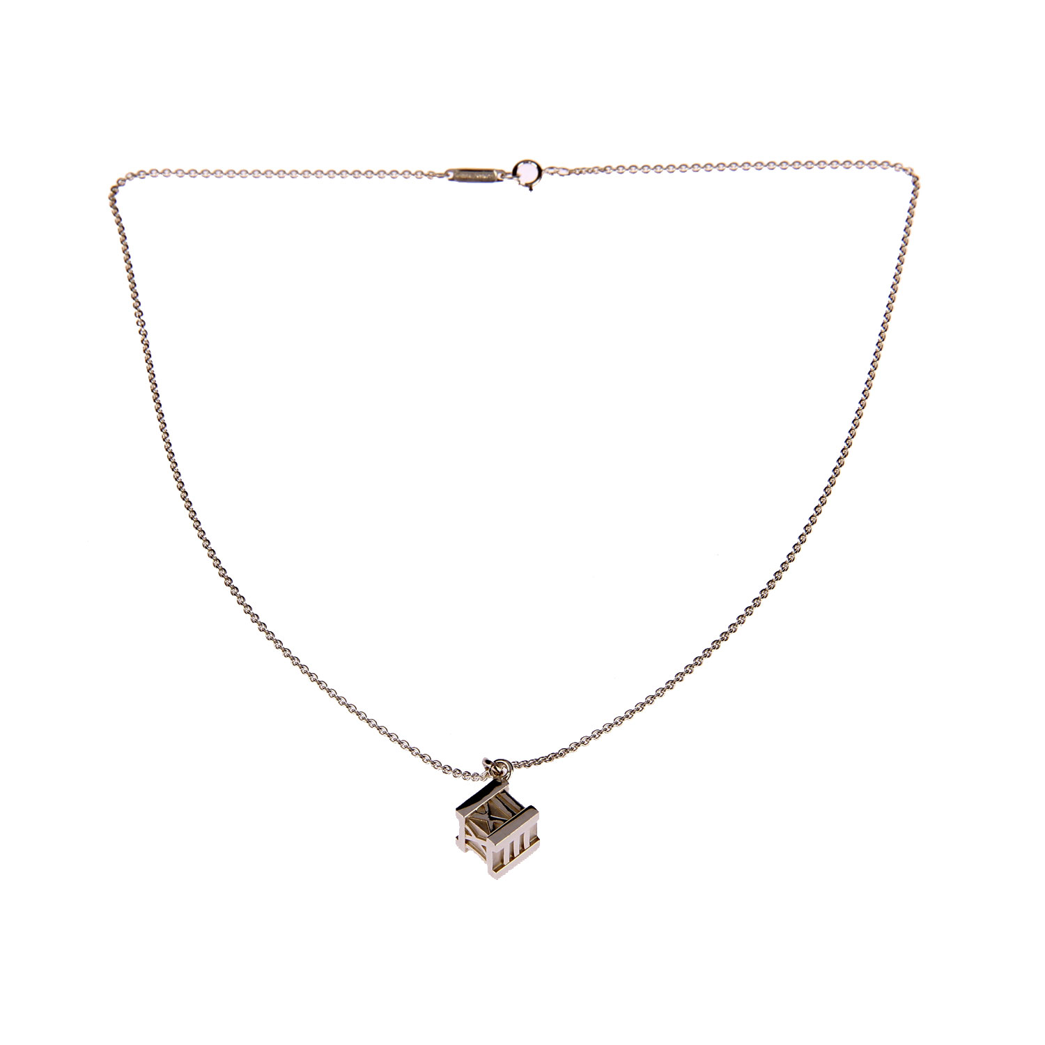 tiffany & co.(蒂芙尼)925银立体罗马数字项链