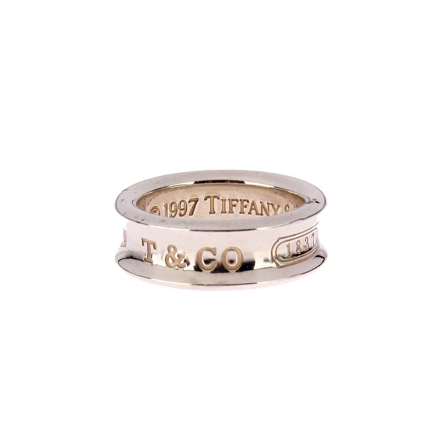 tiffany & co.(蒂芙尼)925银logo戒指