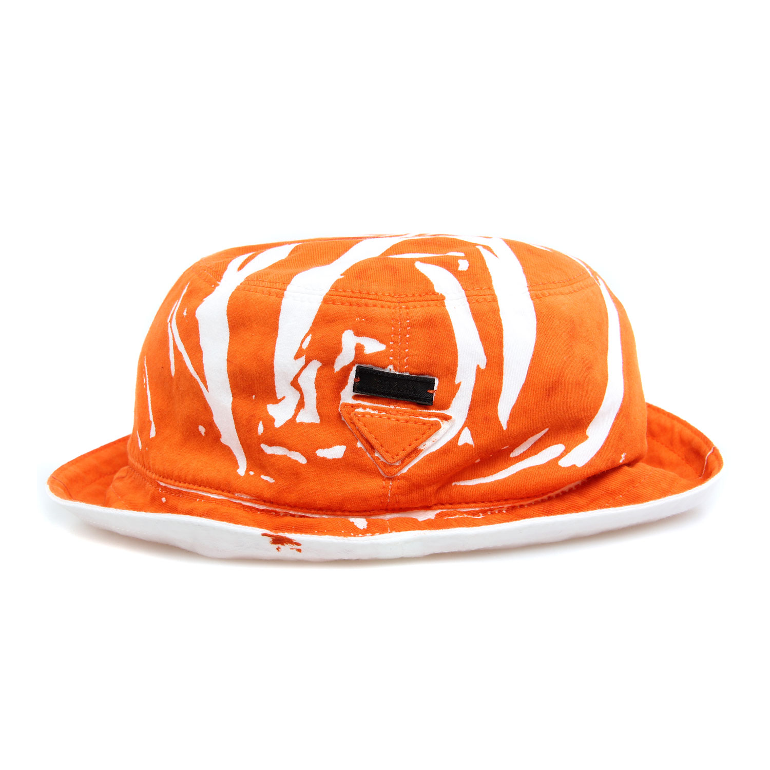 prada(普拉达)女士橘色太阳帽