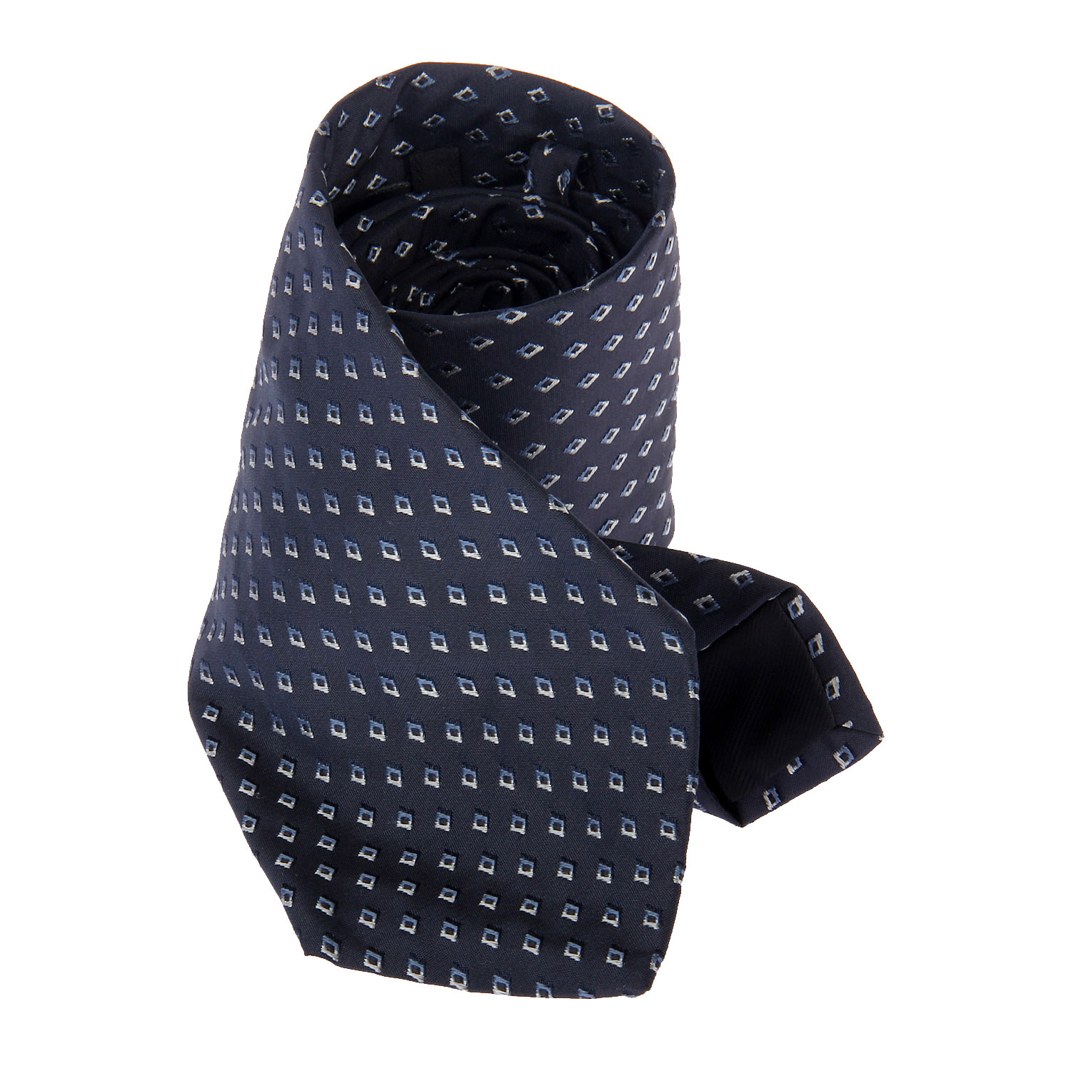 prada(普拉达)藏蓝色菱形图案领带