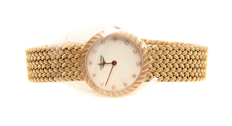 longines(浪琴)女士金色腕表