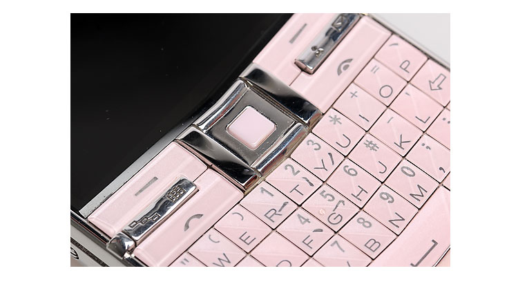 <em>VERTU</em>(<em>VERTU</em>)粉色全键盘<em>女士手机</em>_寺库