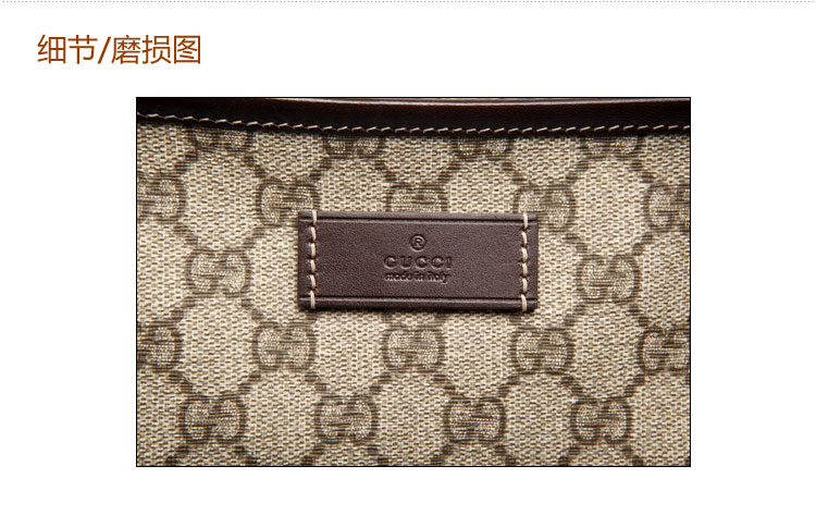【gucci古驰 单肩包】gucci(古琦)棕色logopvc女士单