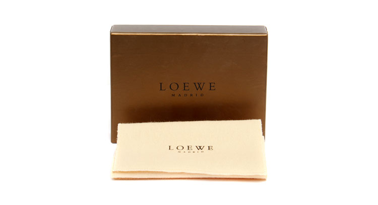 loewe浅蓝色两折短款钱夹