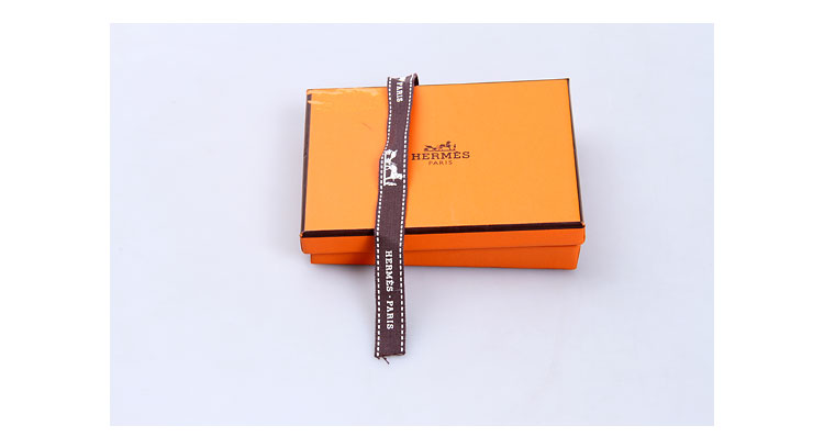 hermes(爱马仕)淡蓝色logo卡夹