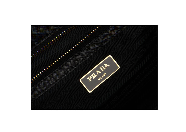 prada(普拉达)女士黑色皮质两用包