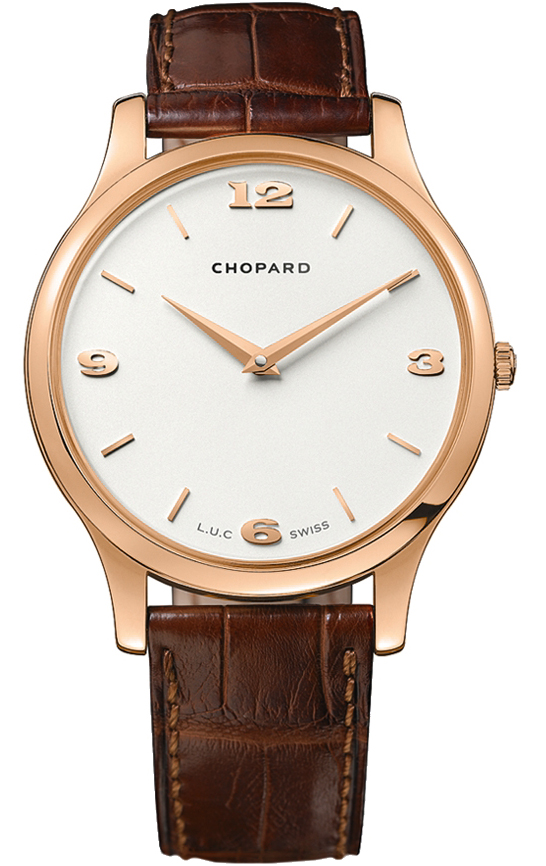 chopard (萧邦)l.u.c系列 18k玫瑰金 自动机械 男表 161902-5001