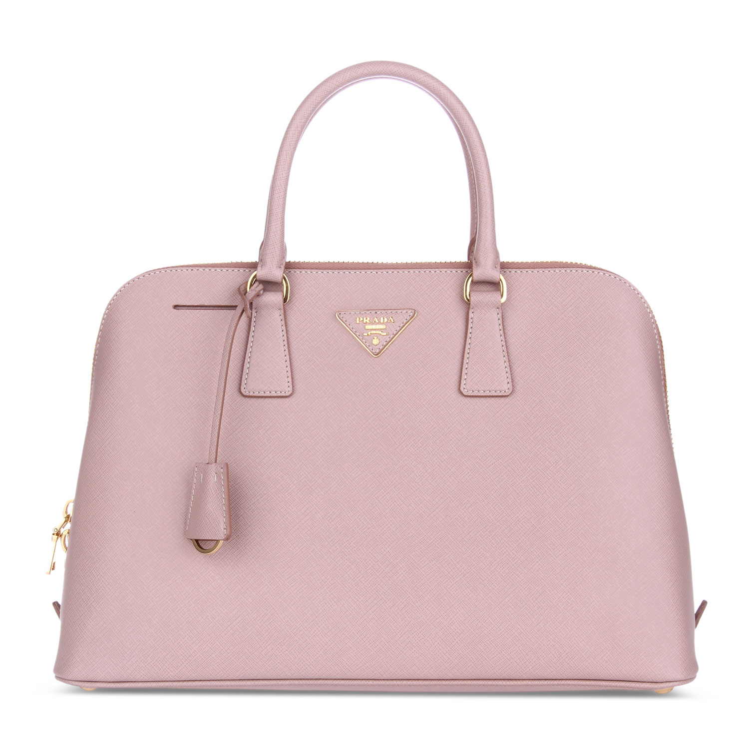 prada(普拉达) 裸粉色皮质贝壳包