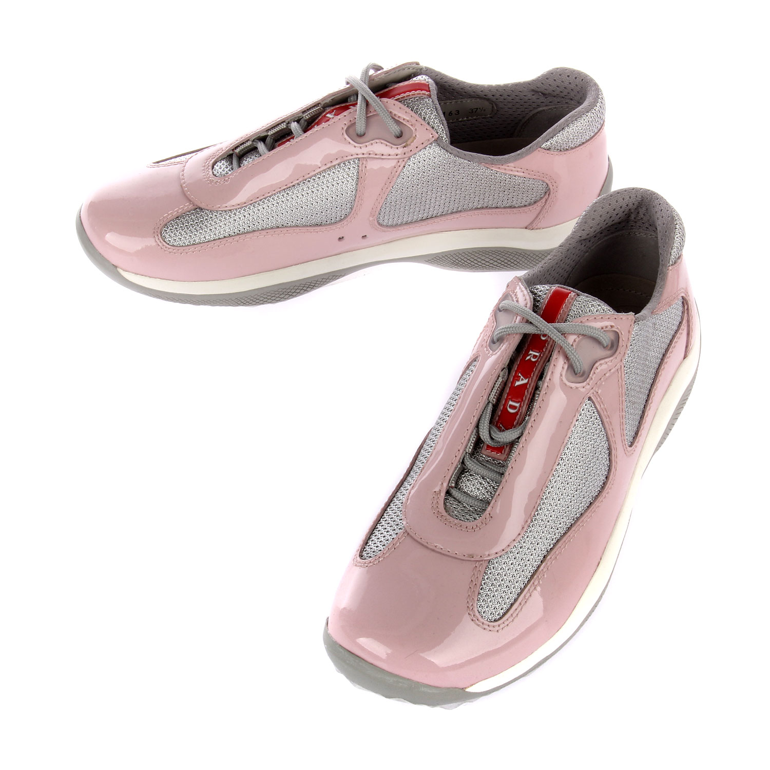 prada(普拉达)粉红/灰色运动鞋 375