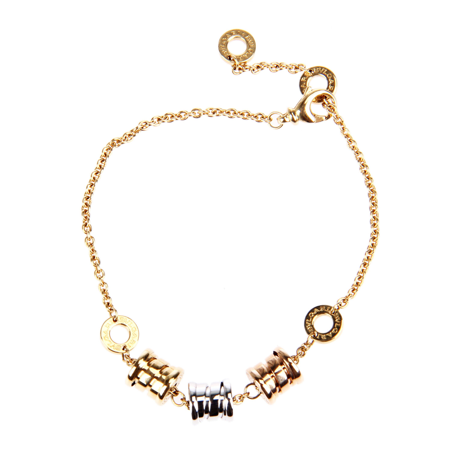 bvlgari(宝格丽) 三色金三环手链