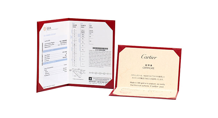 cartier(卡地亚)玫瑰女士金钻戒51 lp