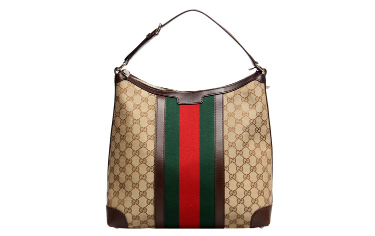 gucci(古琦)经典logo红绿袋手提包
