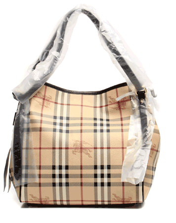 burberry(巴宝莉)骑士格纹女士单肩包
