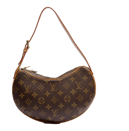 louis vuitton(路易·威登)老花色月牙女士单肩包