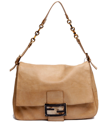 fendi(芬迪)米色单肩包