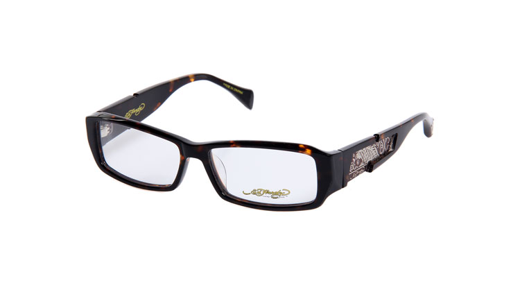ed hardy(埃德·哈迪)玳瑁色板材眼镜