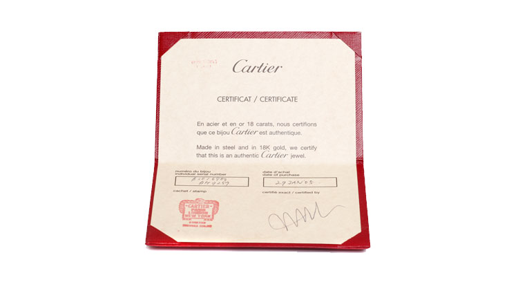 cartier(卡地亞)18k金santos100鍊墜